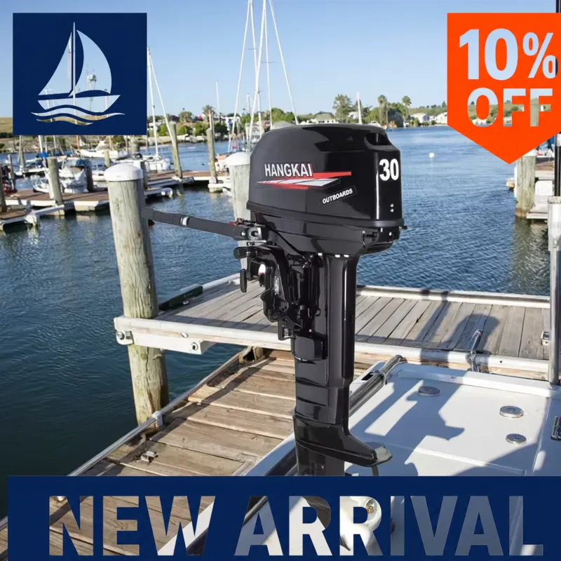 Fishing Boat Outboard Motor - 30HP 2 Stroke Outboard Motor 496cc