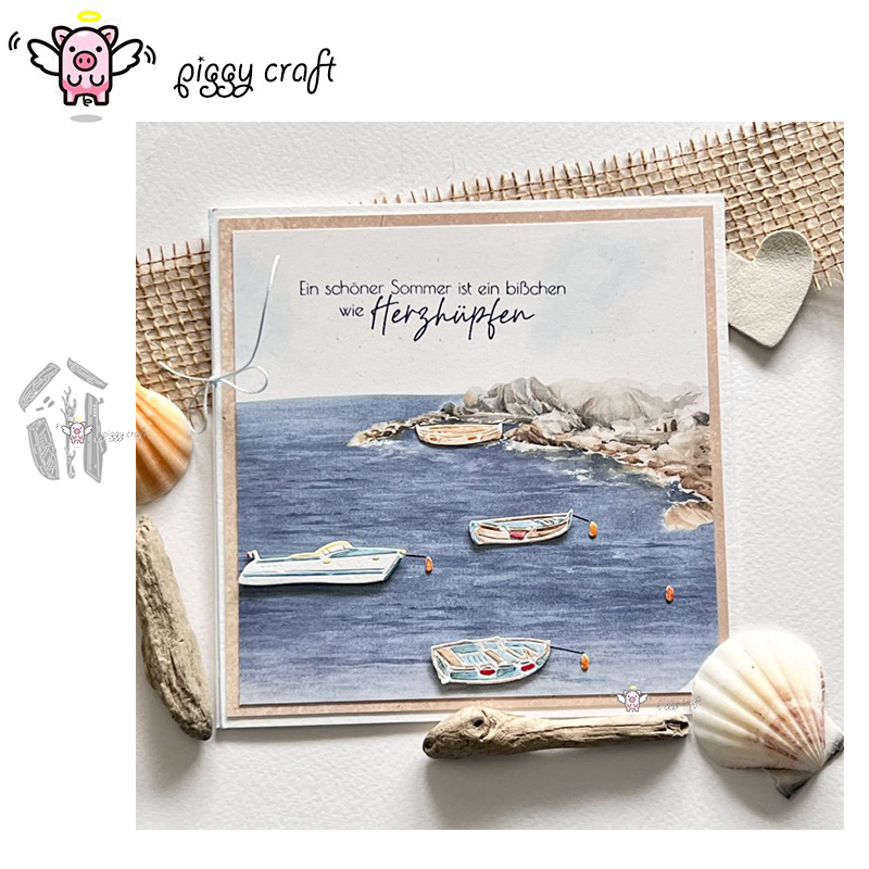 Piggy Craft metal cutting dies - Fishing Boat Trailer recension och pris