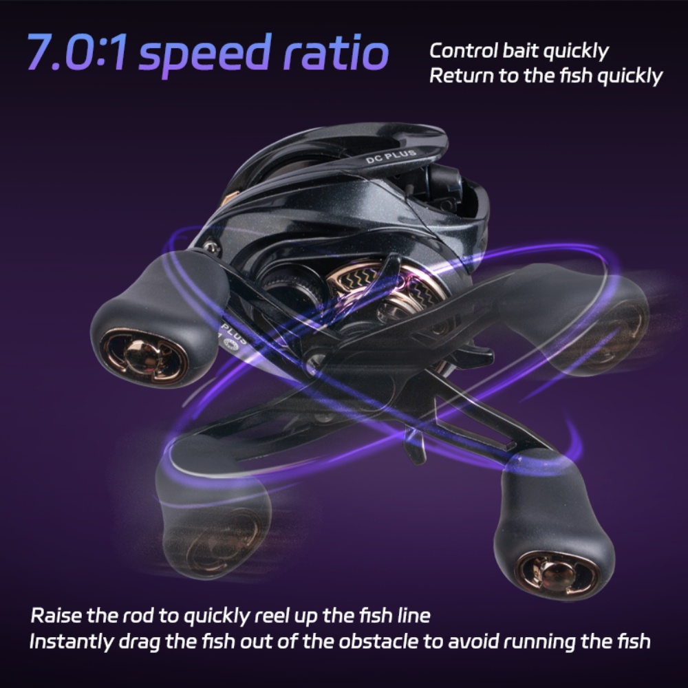 Low Profile Spool DC Baitcasti - Kastking Reel Zephyr recension och pris
