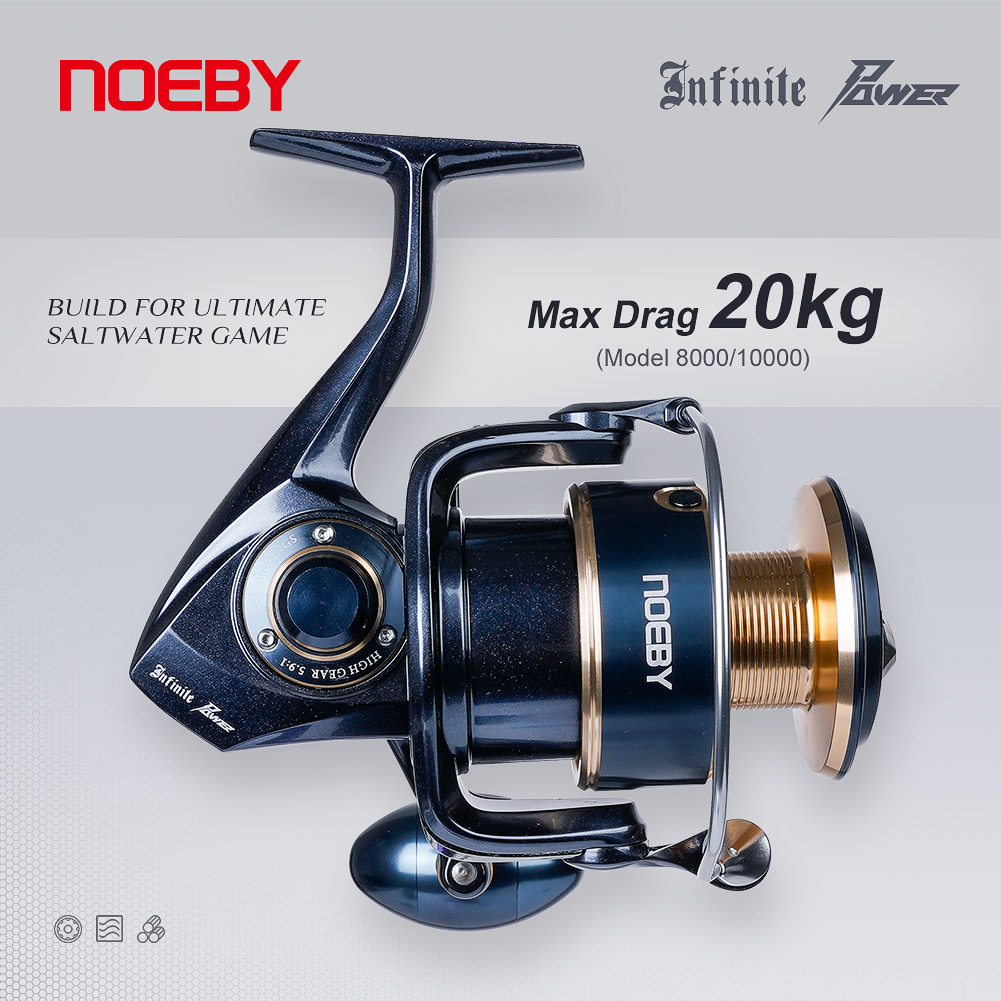 NOEBY Infinite Power Saltwater - Daiwa Reel Bg recension och pris
