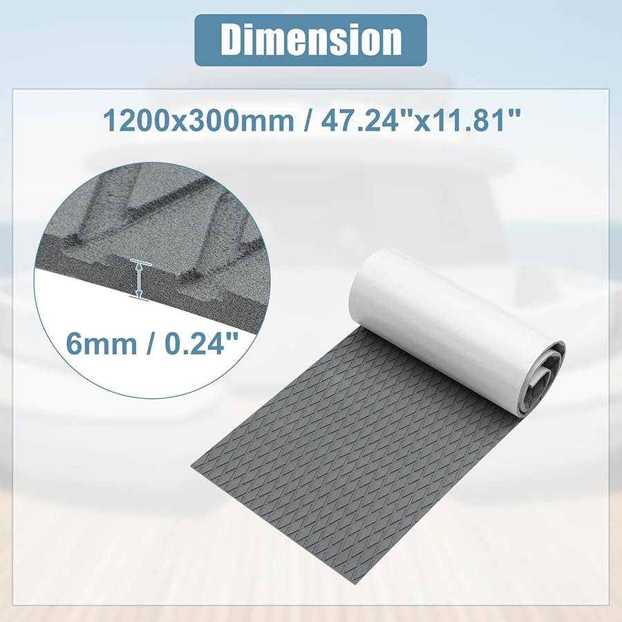 1200*300mm EVA Faux Teak Decki - Fishing Boat Fiberglass recension och pris